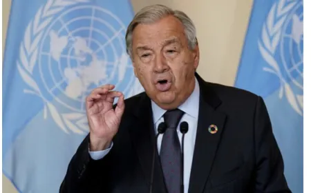 الأمين العام للأمم المتحدة أنطونيو غوتيريش: يجب أن يُحترم وقف إطلاق النار في لبنان