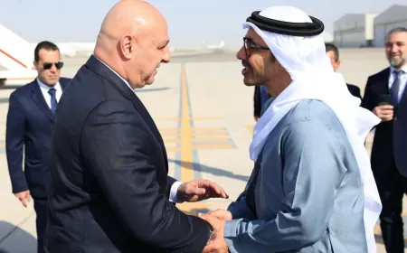 وَصَل رئيس الجمهورية، العماد جوزاف عون، إلى أبو ظبي، حيث كان في استقباله وزير الخارجية في دولة الإمارات العربية المتحدة، الشيخ عبد الله بن زايد، إلى جانب عدد من المسؤولين الإماراتيين، وسفير لبنان لدى الإمارات، فؤاد دندن