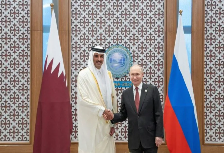 الكرملين: بوتين وأمير قطر سيبحثان ملفات أوكرانيا والشرق الأوسط والطاقة
