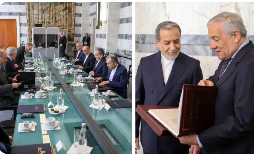 ‏وزير الخارجية الايرانية يلتقي نظيره الإيطاليّ قبيل بدء المحادثات الإيرانية الاميركية