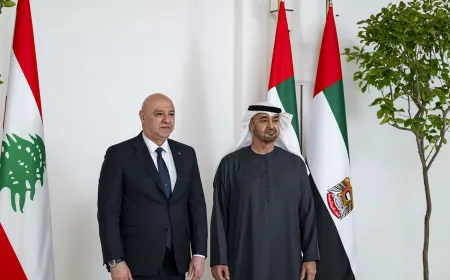 بيان لبناني-إماراتي مشترك: دعمٌ للبنان وتعاونٌ لتعزيز الأداء الحكومي وتسهيل التنقل بين البلدين