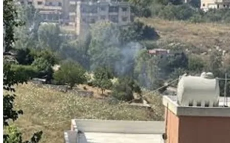 مسيَّرة إسرائيلية تستهدف دراجة نارية في بلدة ميس الجبل جنوبي لبنان