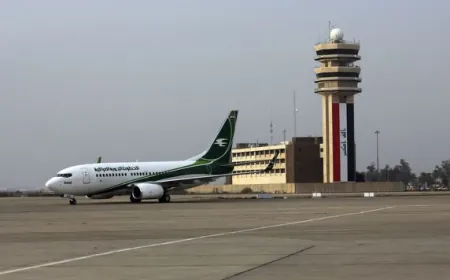 مطار بغداد يتعرض لإغلاق مؤقت بسبب سوء الأحوال الجوية