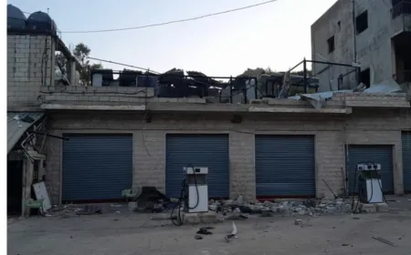 5 جرحى بغارة إسرائيلية فجراً استهدفت محطة محروقات على طريق عام حولا جنوبي لبنان