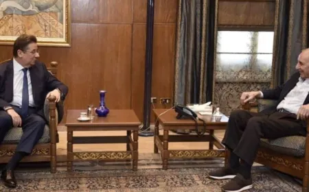 إبراهيم كنعان أطلع الرئيس بري على نتائج لقاءاته في واشنطن