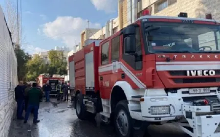الأردن.. وفاة 4 أطفال من عائلة واحدة بحريق داخل مسجد