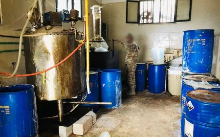 دهم معمل لتصنيع حبوب الكبتاغون في حرف السماقة – الهرمل