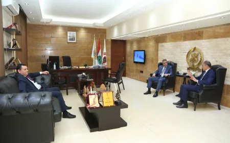 العميد فرح استقبل السفير التونسي والملحق العسكري*