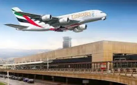 أول طائرة إماراتية تحط في مطار بيروت