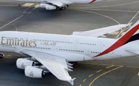 وصول الطائرة الإماراتية الثانية إلى مطار رفيق الحريري الدولي - بيروت