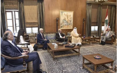 بري يستقبل رئيس مجلس إدارة الصندوق العربي للإنماء الإقتصادي والإجتماعي والوفد المرافق