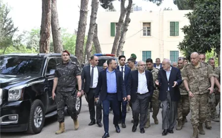 سلام تفقد مكتب التعاون والتنسيق في الجيش برياق وإطلع على جهوده بمتابعة أوضاع الحدود الشرقية