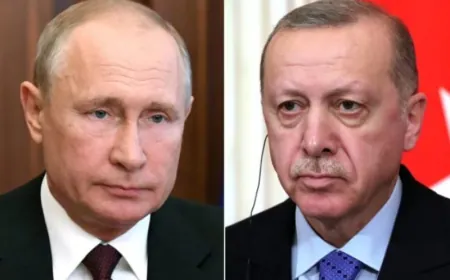 أردوغان يعرض على بوتين استضافة محادثات سلام مع كييف في إسطنبول