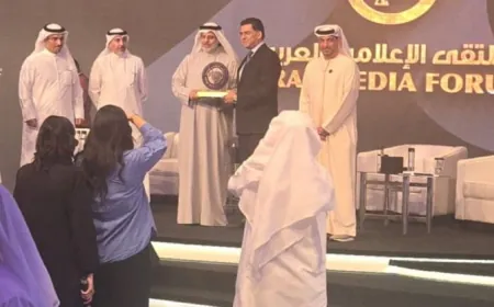 مرقص يلتقي وزراء إعلام خليجيين