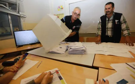 نسبة الاقتراع شمالًا بعد إقفال الصناديق