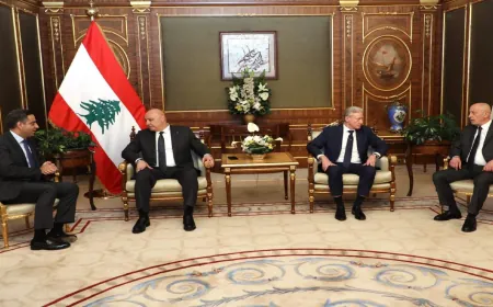 الرئيس عون استقبل أركان السفارة اللبنانية في الكويت واطلع منهم على أوضاع الجالية