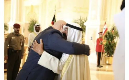 الرئيس عون غادر الكويت مختتما زيارة رسمية استمرت يومين، اجرى في خلالها محادثات مع امير البلاد