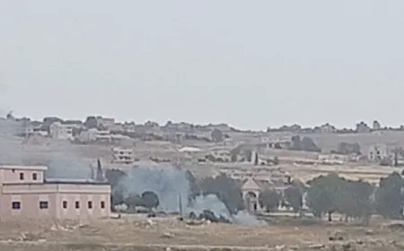 اطلقت مسيرة اسرائيلية صاروخين على منطقة بركة الطيري في حولا، في قضاء مرجعيون