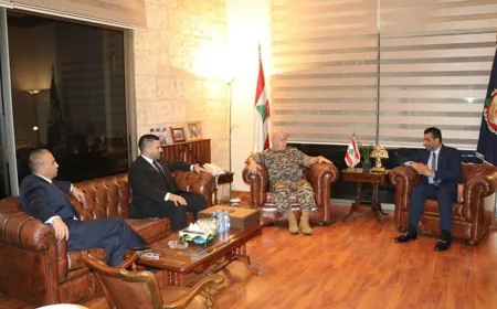 لاوندس التقى رئيس مكتب الأمن الجنائي في دولة الكويت بزيارة تعارف