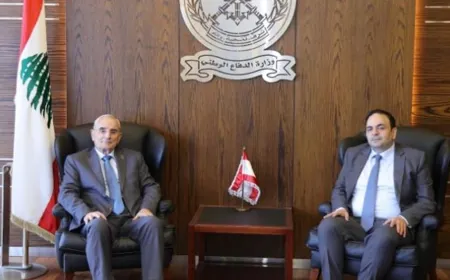 وزير الدفاع عرض الاوضاع مع ناصر وقاطيشا