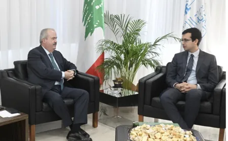 جابر يلتقي ممثل صندوق النقد في لبنان:خطوات الوزارة نحو الاصلاح