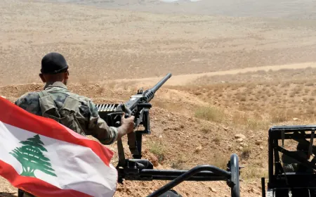 الجيش اللبناني يتابع سقوط مسيرة إسرائيلية مسـ.لحة في منطقة علمان - الشومرية