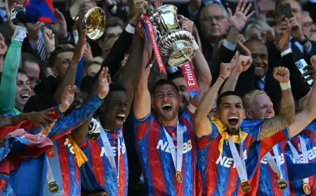 كريستال بالاس يتوج بلقب كأس إنكلترا على حساب مانشستر سيتي