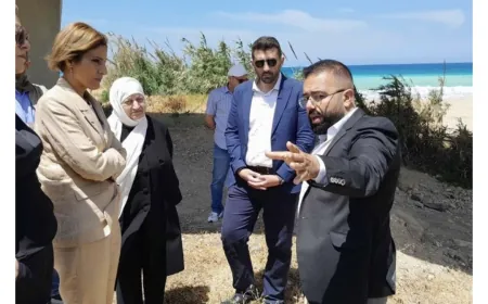وزيرة البيئة تفقدت "المشروع البيئي النموذجي" عند مصب الأولي