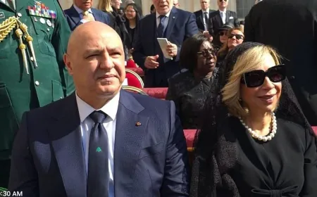 عودة رئيس الجمهورية والسيدة لأولى من روما