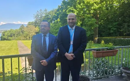 ناصر الدين إلتقى في جنيف وزير الصحة الفرنسي وتأكيد الإلتزام باستمرارية التعاون ودعم النظام الصحي