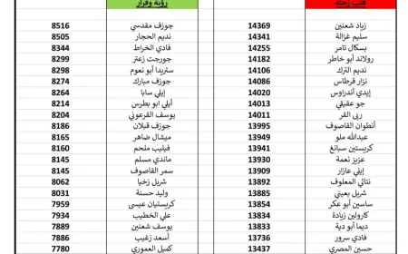 النتيجة النهائية لانتخابات بلدية زحلة
