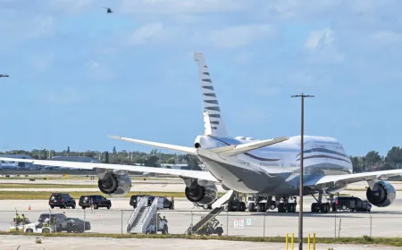 ‎البيت الأبيض يكشف حقيقة علاقة ترامب بالطائرة الفاخرة المهداة من قطر