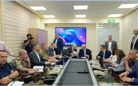 مجلس الأمن الفرعي منعقد في سرايا صيدا برئاسة الحجار