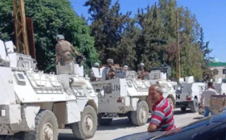 *أهالي شقرا يعترضون دورية لليونيفيل‬⁩ ويمنعون دخولها دون مواكبة الجيش