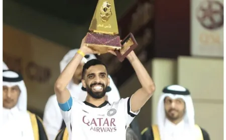 إيقاف نحم منتخب قطر الهيدوس بسبب سلوك غير رياضي