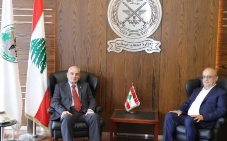 وزير الدفاع استقبل قنصل أوغندا وماضي وبحث مع وهاب في الأوضاع الأمنية والاقتصادية