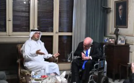 السفير السعودي يزور “حارس الجمهورية” حسن الرفاعي