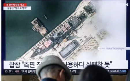 كوريا الشمالية تباشر التحقيق بحادث السفينة الحربية... ما أبرز المعطيات؟