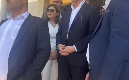 وصول وزير الداخلية والبلديات احمد الحجار إلى بلدة شبعا لتفقد سير العملية الانتخابية