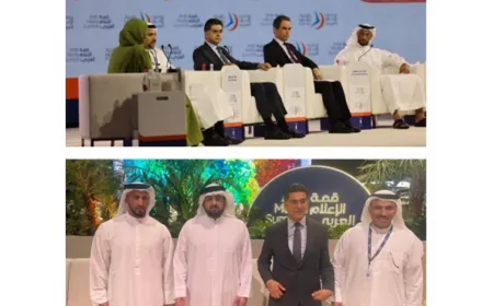 لقاءات رسمية لمرقص على هامش قمة دبي لتعزيز الاعلام اللبناني