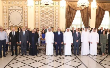 افتتاح منتدى التبادل المعرفي بين لبنان والامارات في السراي الحكومي