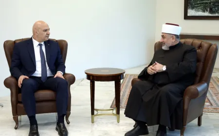 رئيس المجلس الإسلامي العلوي الشيخ علي قدور بحث مع الرئيس عون مطالب تتعلق بالمجلس، من بينها مرسوم الإفتاء، وقانون المحاكم، وحقوق الطائفة في الإدارات العامة والسلك الدبلوماسي، إضافةً إلى رعاية شؤون النازحين السوريين.