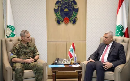 اللواء شقير يلتقي قائد "اليونيفيل" ويبحث معه مستجدات الجنوب