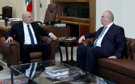 وزير الاتصالات شارل الحاج عرض مع الرئيس عون برنامج عمل الوزارة والمشاريع الجاري إعدادها، وتطرّق إلى التعاون مع Starlink