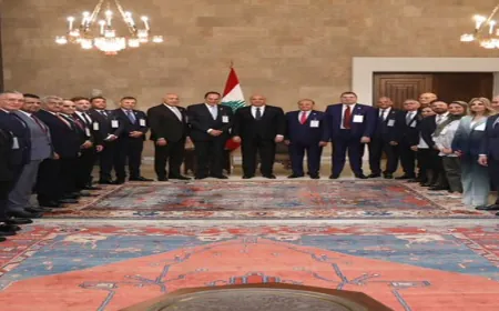 الرئيس عون نوه بدور جمعية الصداقة المصرية – اللبنانية لرجال ‏الأعمال