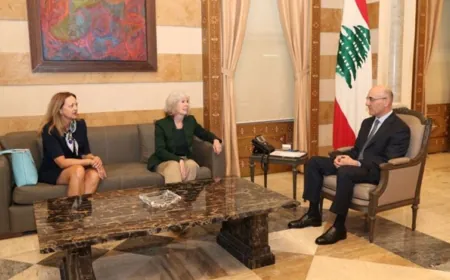 الحجار يبحث مع وفد أميركي سبل دعم قوى الأمن الداخلي