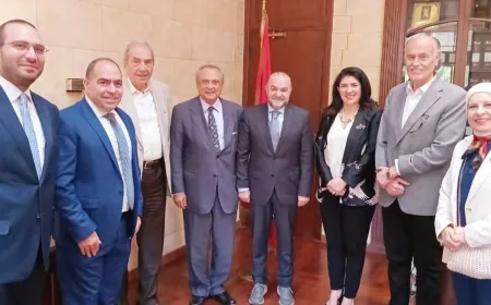 لقاء بين مدير عام مصرف الإسكان والرئيس الجديد لمجلس الإنماء والإعمار