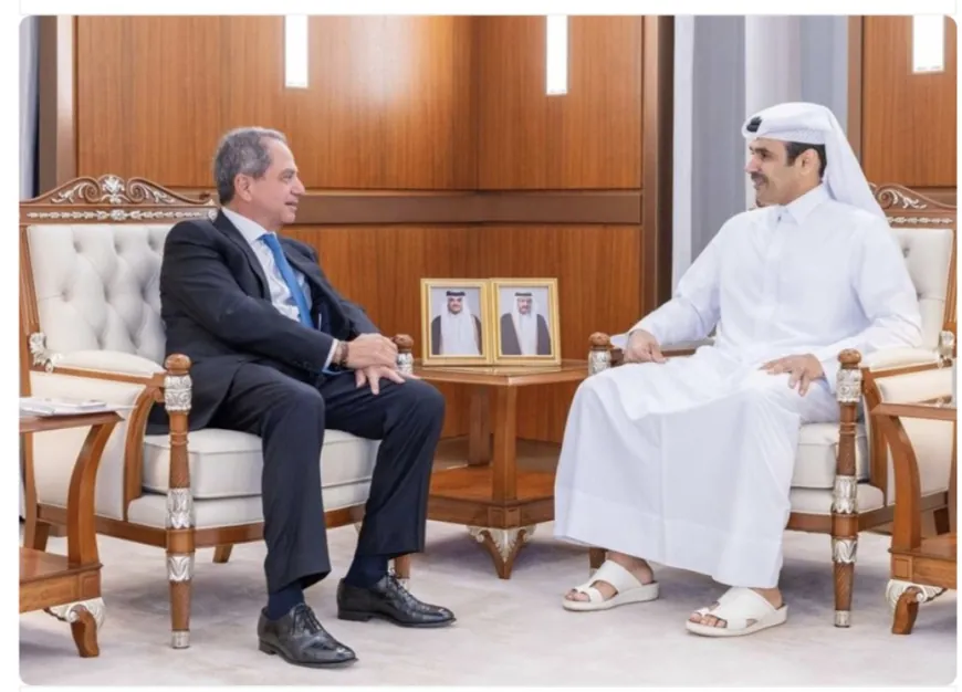 الصدي يلتقي نظيره القطري ومدير عام صندوق قطر للتنمية