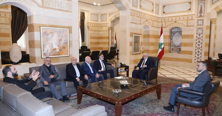 استقبالات رئيس ‎مجلس الوزراء الدكتور  نواف سلام  في السرايا