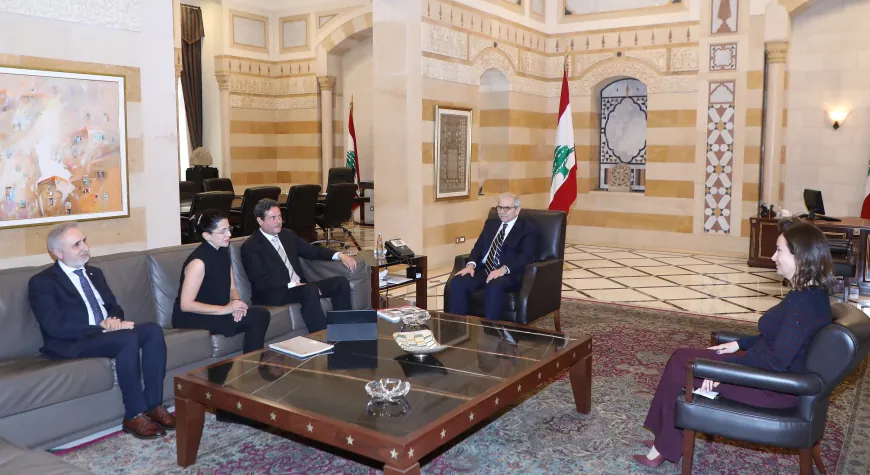 استقبالات رئيس ‎مجلس الوزراء الدكتور  نواف سلام  في السرايا